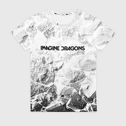 Футболка женская Imagine Dragons white graphite, цвет: 3D-принт