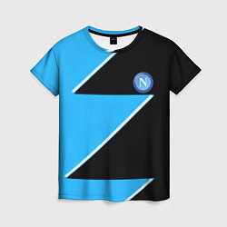 Футболка женская Napoli fc geometry blue, цвет: 3D-принт