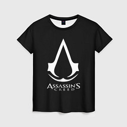 Футболка женская Assassins Creed logo game, цвет: 3D-принт