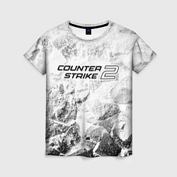 Футболка женская Counter-Strike 2 white graphite, цвет: 3D-принт