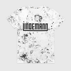 Футболка женская Lindemann dirty ice, цвет: 3D-принт