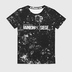 Футболка женская Rainbow Six black ice, цвет: 3D-принт