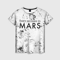Футболка женская Thirty Seconds to Mars dirty ice, цвет: 3D-принт