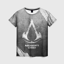 Футболка женская Assassins Creed - grey gradient, цвет: 3D-принт