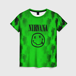 Футболка женская Nirvana x Billie, цвет: 3D-принт