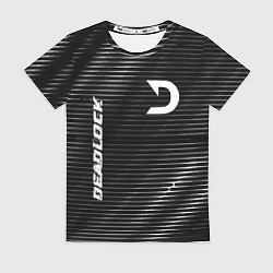 Женская футболка Deadlock metal game lines