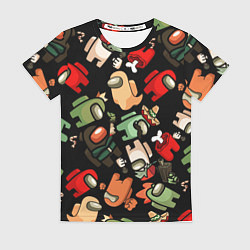 Женская футболка Персонажи Among us