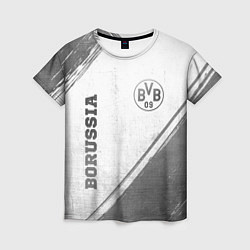 Футболка женская Borussia - white gradient вертикально, цвет: 3D-принт