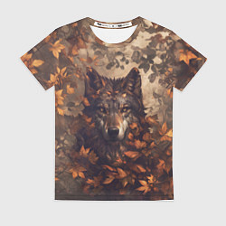 Футболка женская Матёрый волк, цвет: 3D-принт
