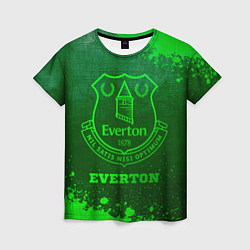 Футболка женская Everton - green gradient, цвет: 3D-принт