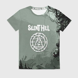 Женская футболка Silent hill тёмная материя