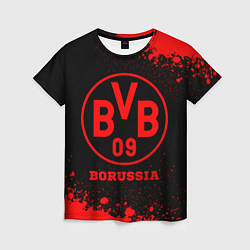 Футболка женская Borussia - red gradient, цвет: 3D-принт