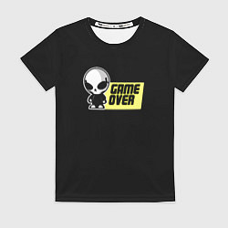 Женская футболка Game over alien