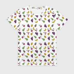 Футболка женская Фруктовый тон, цвет: 3D-принт