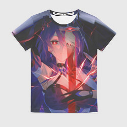 Женская футболка Honkai Star Rail Black Swan beauty