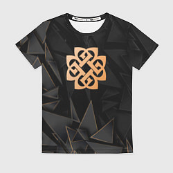 Футболка женская Breaking Benjamin golden poly, цвет: 3D-принт