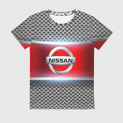 Футболка женская Nissan авто текстура, цвет: 3D-принт