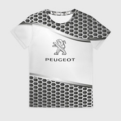 Женская футболка Peugeot carbon metal