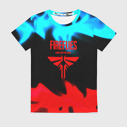 Женская футболка The Last of Us в огне