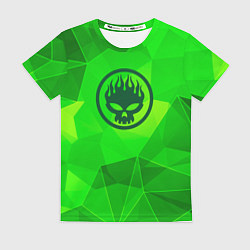 Футболка женская The Offspring green poly, цвет: 3D-принт