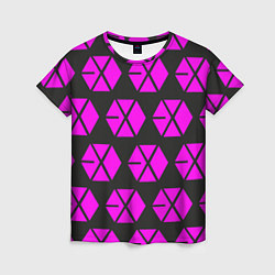 Футболка женская Exo логотип, цвет: 3D-принт