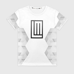 Футболка женская Lindemann white poly, цвет: 3D-принт