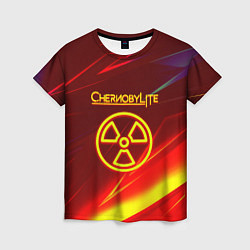 Женская футболка Чернобыль лайт стрипсы