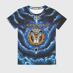 Женская футболка Whitesnake музыкальная группа