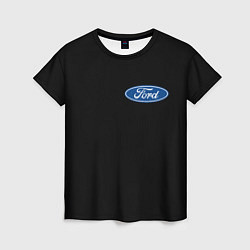 Женская футболка FORD logo auto