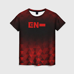 Футболка женская Enhypen red poly, цвет: 3D-принт