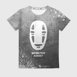 Футболка женская Spirited Away - grey gradient, цвет: 3D-принт