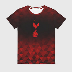 Футболка женская Tottenham red poly, цвет: 3D-принт