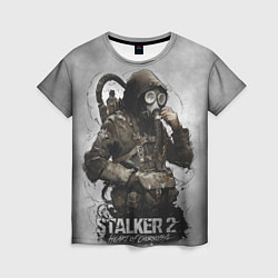 Женская футболка S t a l k e r 2 Heart of Chornobyl