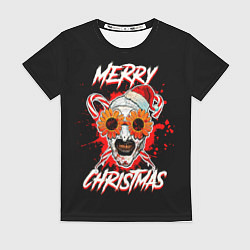 Женская футболка Merry Christmas Terrifier