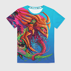 Футболка женская Скоростной зверь монстр, цвет: 3D-принт