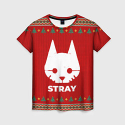 Футболка женская Stray new year, цвет: 3D-принт