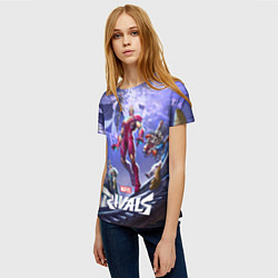 Футболка женская Герои Marvel rivals, цвет: 3D-принт — фото 2