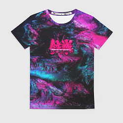 Женская футболка Tekken neon colors
