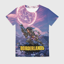 Футболка женская Borderlands вооружение, цвет: 3D-принт