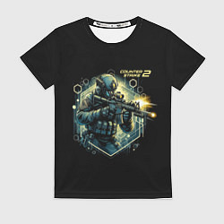 Женская футболка Counter Strike 2 - stormtrooper