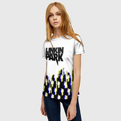 Футболка женская Linkin park human, цвет: 3D-принт — фото 2
