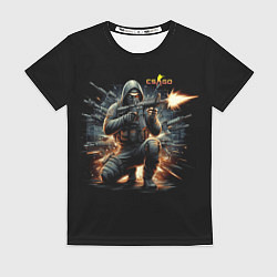 Женская футболка Counter Strike - cool stormtrooper