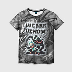 Женская футболка We are Venom - graffiti