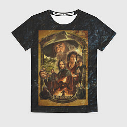 Футболка женская The lord of the rings - the fellowship of the ring, цвет: 3D-принт