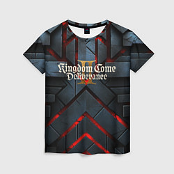 Футболка женская Kingdom Come Deliverance 2 каменные плиты, цвет: 3D-принт