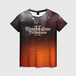 Футболка женская Kingdom Come Deliverance 2 logo, цвет: 3D-принт