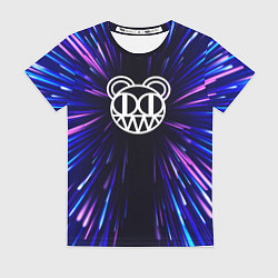 Футболка женская Radiohead neon energy, цвет: 3D-принт