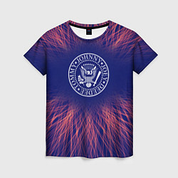 Футболка женская Ramones red energy, цвет: 3D-принт
