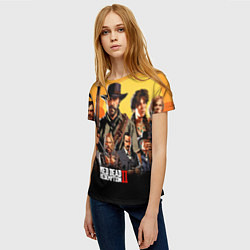 Футболка женская Red Dead Redemption 2, цвет: 3D-принт — фото 2