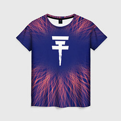 Футболка женская Tokio Hotel red energy, цвет: 3D-принт